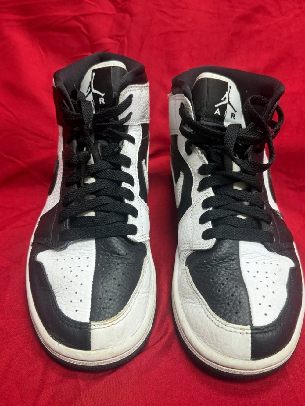 Jordan Retro High Top Sneakers Black and White